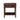 Traditional Nightstand Image. Wood nightstand in morocco brown with single drawer, open shelf and turned legs
