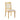 a boho dining chair image, showcased in a white background
