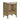 Natural Rattan Bathroom Storage Cabinet with 2 Doors and Drawer