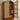 Arched Cabinet with Rattan Doors