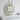 Nordic Glass Leaf Round Wall Clock