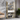White nordic light luxury gold metal frame bookshelf with drawers