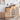 Nordic Rattan Shoe Cabinet with Shelves