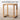 Nordic Teak Wood Patio Conversation Set