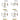 Dimension image of Model A, B, C, D of the Plug in Wall Sconce