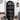 Retro Arched Metal Glass Display Bookcase - Black