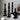 Retro Dinner Table Black Glass Candle Holder