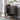Rustic Dark-Weathered Woodgrain Shoe Cabinet
