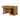A wood rustic desk image, featuring two spacious drawers and a storage cabinet