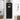 Tall Corner Black Freestanding Storage Cabinet with 2 Doors