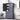 Tall Grey Storage Cabinet with Doors, Drawers and Adjustable Shelves