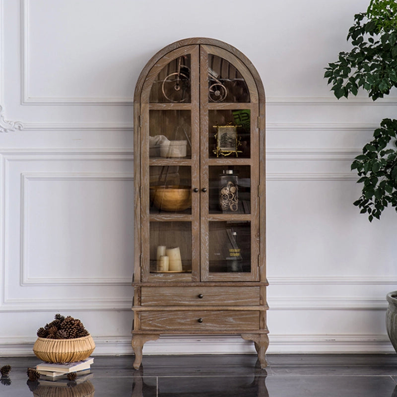 Antique cabinet with glass doors 2025