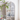 White Arched Retro Bookshelf Display Cabinet