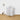 White Laundry Hamper with Lid