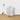White Laundry Hamper with Lid