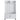 White Hall Tree 3-in-1 Design Coat Rack in a white background