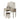 Silver Vanity Set with Stool and Tri-Fold Mirror – 43" Bedroom Makeup Table with Drawers