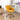 Yellow Teddy Fabric Office Chair with Gold Base – Ergonomic Adjustable Height Swivel Desk Chair, 24.8" W x 22.8" D