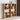 Japanese Industrial Rectangular Solid Wood Bookshelf