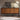 Mid-Century Modern Rattan Sideboard Buffet with Half-Moon Handles – Oak Veneer Cabinet with Bronze Hammered Iron Legs, 73"