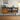Mid-Century Modern Vintage Brown Solid Boxwood Sideboard Buffet with Fluted Glass Doors – 71" Credenza Storage Cabinet