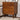 Mid-Century Solid Wood Nightstand with 3 Drawers, Chestnut Finish, Mango Wood, 21.65"