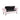 Ottoman bench with lift-up lid showing black-lined storage interior