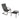 Outdoor Patio C Spring Motion Chair with Ottoman – Dark Gray Metal Frame & Quick-Dry Textilene Fabric