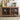 Rustic Sideboard Cabinet with Glass Doors – Solid Wood Buffet Storage, 59" Farmhouse Display Cabinet