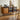 Mid-Century Modern Vintage Brown Solid Boxwood Sideboard Buffet with Fluted Glass Doors – 71" Credenza Storage Cabinet