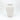 Tall fluted white ceramic vase on white background