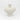 White ceramic vase with sculptural ribbed design, front view