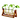Wooden Frame Glass Plant Vase