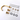 Gold Aerated Spout Widespread Bathroom Faucet