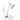 Postmodern White & Gold 1-Light Desk Lamp