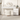 White Round Upholstered Boucle Vanity Stool