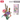 box of 547 pcs of floral building blocks