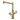 solid brass double crystal handle kitchen faucet