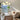 Modern White Shaded Metal Chandelier