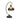 Dome-Shaped Coffee Stained Glass Desk Lamp