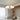 White Simple Glass Shade Chandelier Light