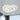 White Acrylic Heart Flush Mount Light