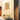 Wooden Clock Wall Sconce