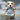 Solar Powered Puppy Statue Lamp With Flower Basket Ornament
