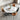 Round White Marble Tabletop Dining Table