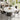 Round White Marble Tabletop Dining Table