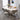 White Rectangular Marble Dining Table