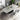 Modern Gray Sintered Stone Dining Table