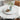 Round White Marble Tabletop Dining Table