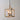 Vintage Loft Wooden Chandelier - Gold Suspension